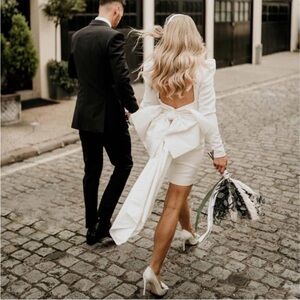 Rebecca Vallance Ivory Monique Mini Dress